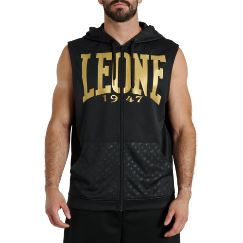 LEONE sweat sans manches DNA noir