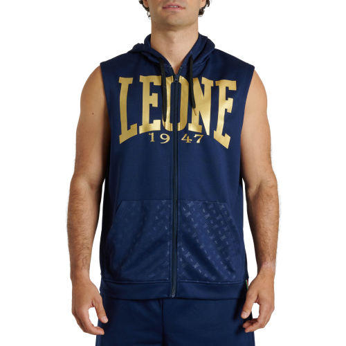 LEONE sweat sans manches DNA navy